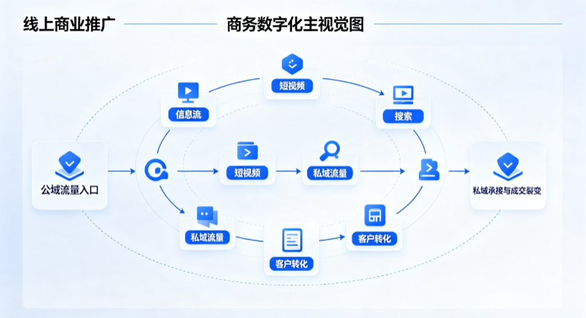 永靖县线上商业推广怎么做？全域流量闭环搭建与低成本转化实战指南